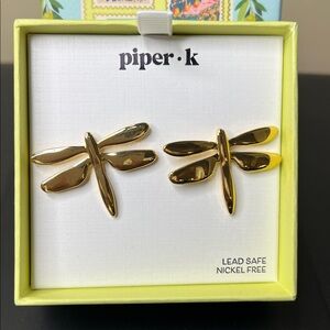 Piper K | Solid Dragonfly Earrings 🌷